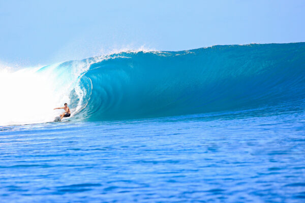 Pumping Kandui, one of the best waves on the planet